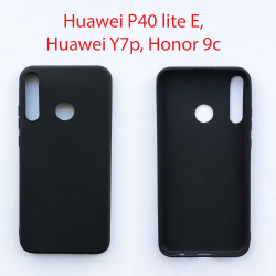 Чехол бампер Huawei P40 lite E (черный)