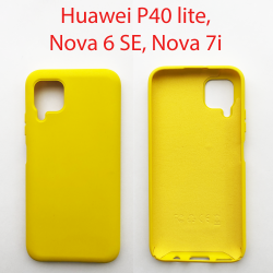 Чехол бампер Huawei P40 Lite (JNY-LX1) желтый