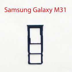 Cим-лоток (Sim-слот) Samsung Galaxy M31 SM-M315F (синий)