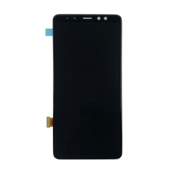 Экран (модуль) в раме Samsung Galaxy A8 Plus (A730) черный