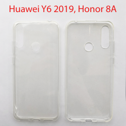 Чехол бампер Huawei Y6 2019, Honor 8a прозрачный