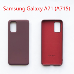 чехол бампер для Samsung Galaxy A71 SM-A715F котичневый