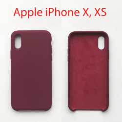Чехол бампер для Apple iPhone 10, X, Xs бордовый