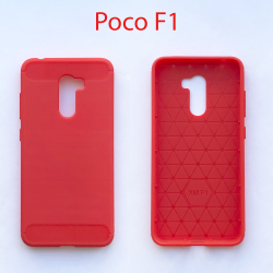 Чехол-бампер для Xiaomi Pocophone F1 красный