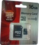 Карта памяти Memory Card micro-sd (Class 10) 16GB 