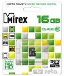 Карта памяти mirex micro-sd (Class 10) 16GB 