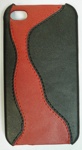 Чехол накладка Hoko Back Cover for iPhone 4,4s чёрно-красный