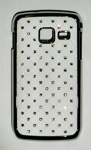 Чехол накладка Diamond Cover Samsung Wave Y S5380 белый