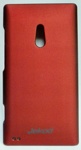Чехол Jekod case для Nokia Lumia 800 (матовый, бардовый)