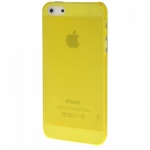 Силиконовая накладка для iPhone 5 /5s жёлтый