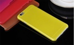 Силиконовая накладка для iPhone 6 жёлтый