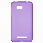 Силиконовый чехол накладка для HTC Desire 400 фиолетовый