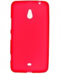 Силиконовый чехол накладка для Nokia Lumia 1320 розовый