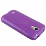Силиконовый чехол накладка для Samsung Galaxy S4 mini (19190,i9192,i9195) фиолетовый
