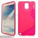 Силиконовый чехол накладка для Samsung N9000 Galaxy Note 3 розовый