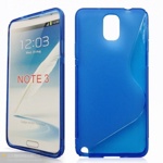 Силиконовый чехол накладка для Samsung N9000 Galaxy Note 3 синий