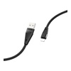 USB кабель Borofone BU10 ligtning для зарядки и синхронизации (черный) 1,2 метра- фото