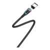 USB кабель Borofone BU16 Type-C зарядка магнитная (черный) 1,2 метра - фото