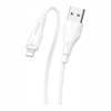 USB кабель Borofone BX18 Lightning для зарядки и синхронизации (белый) 2 метра- фото