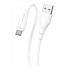 USB кабель Borofone BX18 Type-C для зарядки и синхронизации (белый) 1 метра- фото