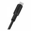 USB кабель Borofone BX1 micro для зарядки и синхронизации (черный) 1 метра- фото