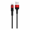 USB кабель Borofone BX21 Lightning для зарядки и синхронизации (черный) 1 метра- фото