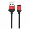 USB кабель Borofone BX28 Ligthtning для зарядки и синхронизации (красный) 1 метра- фото