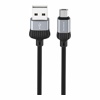 USB кабель Borofone BX28 micro для зарядки и синхронизации (металлически-серый) 1 метра- фото