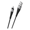 USB кабель Borofone BX32 Ligthtning для зарядки и синхронизации (черный) 1 метра- фото
