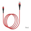 USB кабель Borofone BX32 micro для зарядки и синхронизации (красный) 1 метра- фото