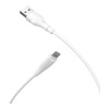 USB кабель Borofone Bx14 Lightning для зарядки и синхронизации (белый) 1 метра- фото2