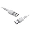 USB кабель Borofone Bx16 Type-C для зарядки и синхронизации (белый) 1 метра- фото