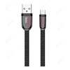 USB кабель Hoco U74 Micro для зарядки и синхронизации (черный) 1,2 метра