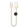 USB кабель Hoco X35 Micro для зарядки и синхронизации (золотой) 0,25 метра