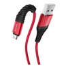 USB кабель Hoco x38 micro-usb для зарядки и синхронизации (красный)