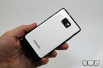 Задняя крышка для Samsung i9100 Galaxy S II (16Gb) чёрно-белый
