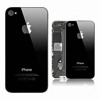 Задняя крышка (стекло) для Apple iPhone 4G чёрный