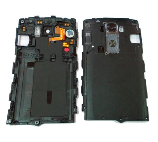 Средняя часть корпуса со шлейфом кнопок LG G Flex 2 (H955) - фото