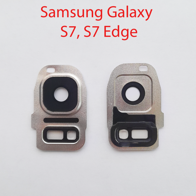 Стекло камеры в сборе для Samsung Galaxy s7, s7 edge золото - фото