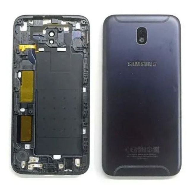 Задняя крышка в сборе Samsung Galaxy J7, J7 Pro (2017) J730 (черный) - фото