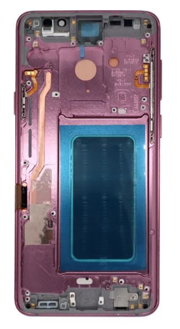 Средняя часть корпуса с рамкой Samsung Galaxy S9 Plus (G965) фиолетовый - фото