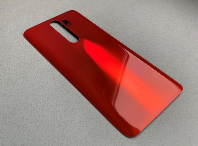 Задняя крышка (стекло) для Xiaomi Redmi Note 8 pro международная версия (красный) - фото
