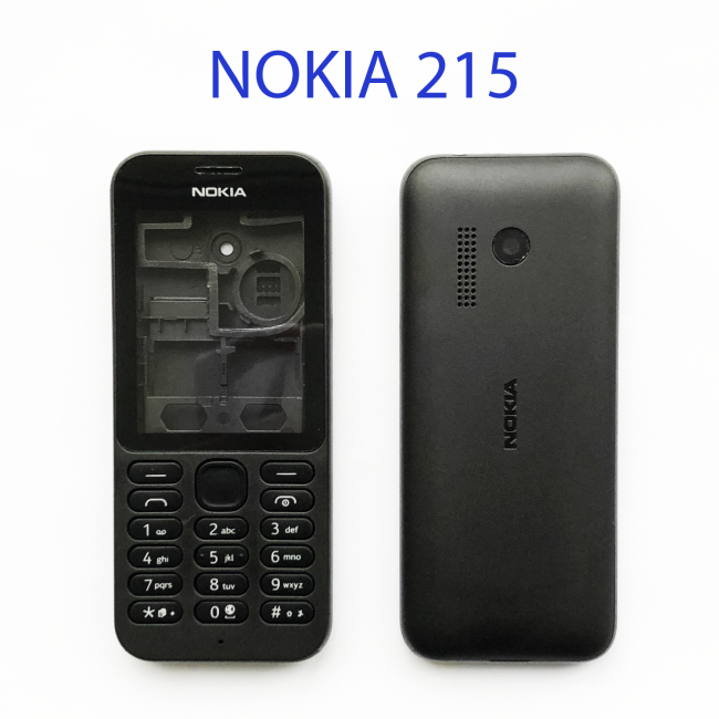 Задняя крышка в сборе для Nokia 215 4G TA-1272 черный - фото