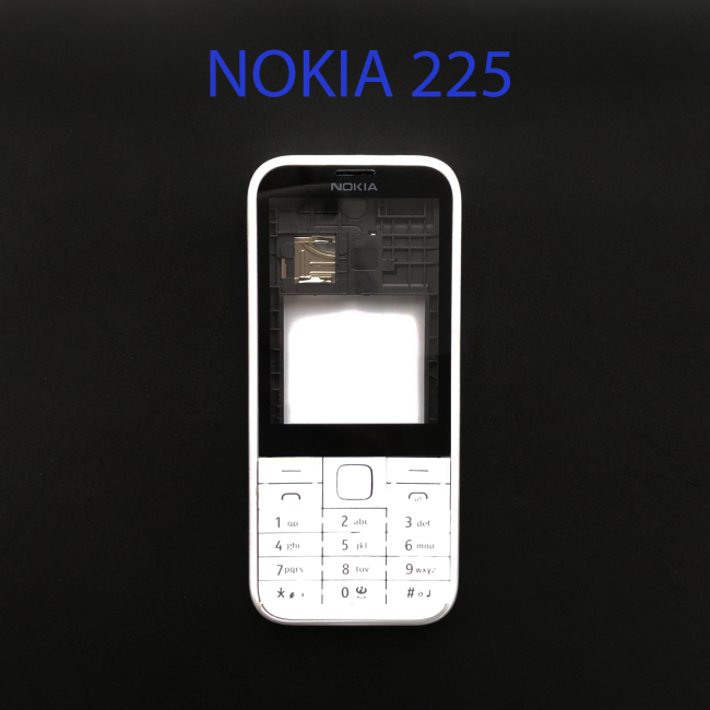 Задняя крышка в сборе для Nokia 225 4G (TA-1276) белый - фото