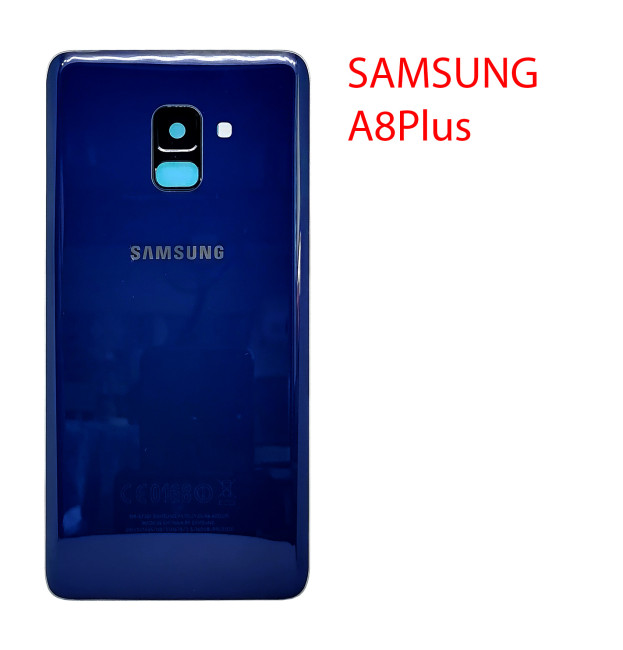 Задняя крышка (стекло) для Samsung Galaxy A8+ (SM-A730F) в сборе золотистый - фото