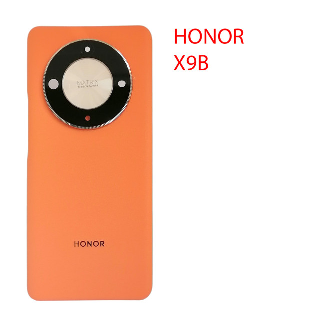 Задняя крышка для Honor X9b ALI-NX1 в сборе оранжевый - фото