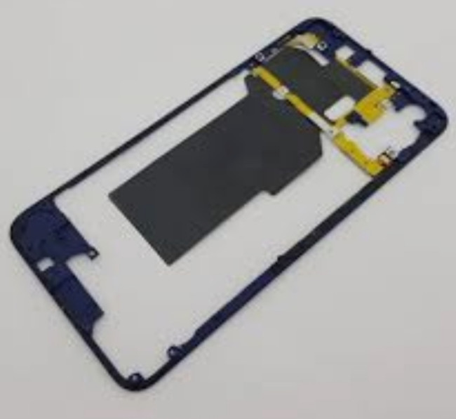 Средняя часть корпуса с NFC Honor 20, Nova 5t (синий) - фото