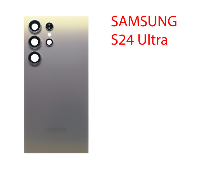 Задняя крышка (стекло) для Samsung Galaxy S24 Ultra SM-S928B серый - фото, картинка Задняя крышка (стекло) для Samsung Galaxy S24 Ultra SM-S928B серый - фото
