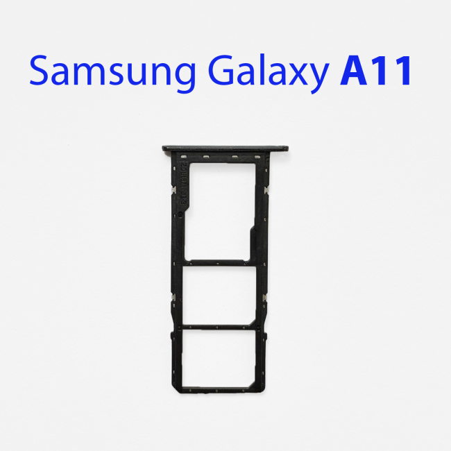 Cим-лоток (Sim-слот) Samsung Galaxy A11 SM-A115F черный - фото, картинка Cим-лоток (Sim-слот) Samsung Galaxy A11 SM-A115F черный - фото