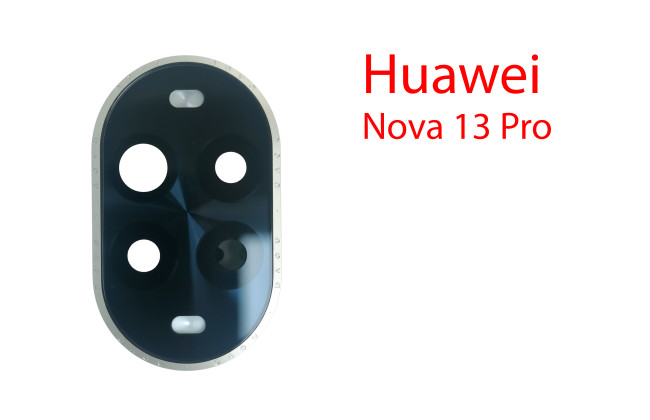 Стекло камеры в сборе для Huawei nova 13 Pro MIS-LX9 белый - фото, картинка Стекло камеры в сборе для Huawei nova 13 Pro MIS-LX9 белый - фото